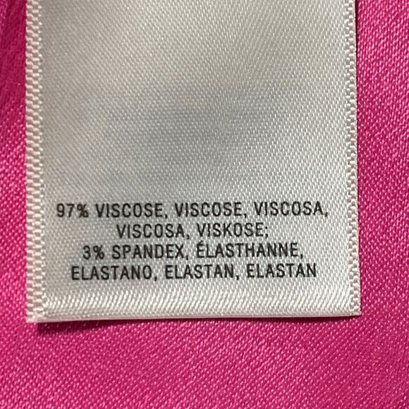 HD‎ In Paris A Line Dress Women Size 4 Pink Flutter Sleeve High-Low Hem - Picture 11 of 16